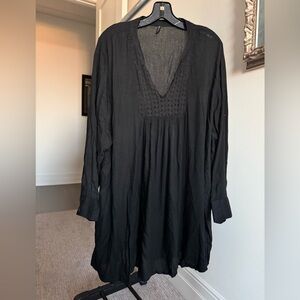 Boho Me Black Coverup